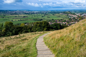 Somerset Landscape from Glastonbury