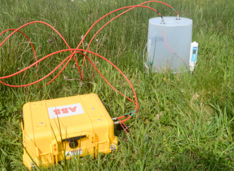 GHG monitoring in a field, Honeygar